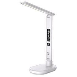 LEDスタンドライト（液晶表示付き） 白 ZLT-20B-W
