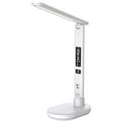 LEDスタンドライト(液晶表示付き) 白 ZLT-20B-W