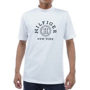 24S カレッジロゴ 半袖モックシャツ Lサイズ WHT THMA437