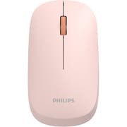 ワイヤレス/Bluetoothマウス 光学式 静音ボタン ピンク SPK7438P