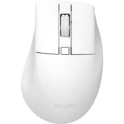 2.4GHz ワイヤレス/Bluetoothマウス 光学式 静音ボタン ホワイト SPK7528W