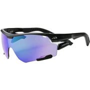 AF-30X C-1PP スポーツサングラス BLACK MATT(POLARIZED BLUE PINK MIRROR)