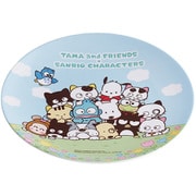 薄肉メラミンプレート 20cm タマ&フレンズ サンリオ キャラクター MPL20P