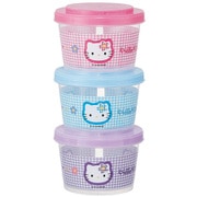 薄肉保存容器 3Pセット キティカオハナ SIJ3