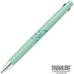 【限定】 3色ボールペン ブレン3C 0.5mm スヌーピー第2弾 ライトグリーン B3AS88-SN2-LG