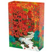 秋カード 紅葉渓谷 507261