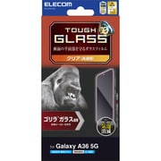 Galaxy A36 5G(SC-54F) 用 ガラスフィルム 画面内指紋認証対応 高透明 強化ガラス Gorilla(R) 薄型 表面硬度10H 指紋防止 気泡防止 飛散防止 PM-G254FLGO