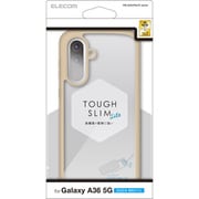 Galaxy A36 5G(SC-54F) 用 ケース ハイブリッド カバー 衝撃吸収 軽量 薄型 カメラレンズ保護設計 ストラップホール付 ストラップホールシート付 TOUGH SLIM LITE カフェオレ PM-G254TSLFCBE