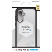 Galaxy A36 5G(SC-54F) 用 ケース ハイブリッド カバー 衝撃吸収 軽量 薄型 カメラレンズ保護設計 ストラップホール付 ストラップホールシート付 TOUGH SLIM LITE ブラック PM-G254TSLFCBK