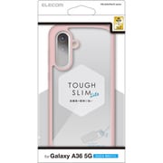 Galaxy A36 5G(SC-54F) 用 ケース ハイブリッド カバー 衝撃吸収 軽量 薄型 カメラレンズ保護設計 ストラップホール付 ストラップホールシート付 TOUGH SLIM LITE ピンク PM-G254TSLFCPN