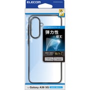 Galaxy A36 5G(SC-54F) 用 ケース ソフト カバー 衝撃吸収 カメラレンズ保護設計 極み設計 メタリックブラック PM-G254UCTMBK