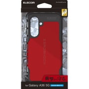 Galaxy A36 5G(SC-54F) 用 ケース ハイブリッド カバー 衝撃吸収 カメラレンズ保護設計 ストラップホール付 ZEROSHOCK レッド PM-G254ZERORD