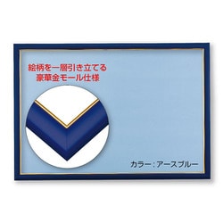 MP103-E ジグソーパネル 木製 ゴールドモール 10 アースブルー [ジグソーパズル用品]