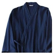 ガーゼバスローブ ネイビー M