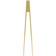pebbly マグネット付き木製カラートングダーク コージー グリーン 24cm NBA164-GR
