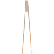pebbly マグネット付き木製カラートングライト ゼン ライトグレー 24cm NBA192-LGY