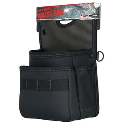 WB-02BK [ウエストバッグ ブラック L]