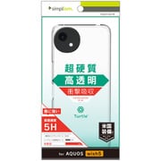 AQUOS wish5用 HVDケース クリア TR-AQ25W-TT-CL