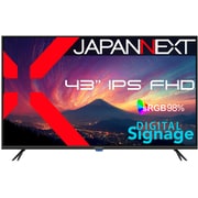 液晶モニター/43型/フルHD(1920×1080)/IPS(ADS)パネル/半光沢/HDMI×3 コンポーネント×1 ビデオ・音声×1/スピーカー内蔵/USBメモリ再生対応/リモコン同梱/2年保証 JN-IPS43FHD2-U