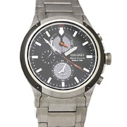 ソーラー クロノ ワールドタイム SS ブレス 10BAR BK 44mm 並行輸入品 1年保証 SSC479P1