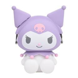 PG-48802 サンリオキャラクターズ シリコンポーチ 3D POCHI クロミ/パープル