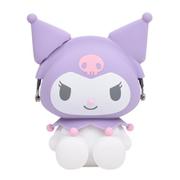 PG-48802 サンリオキャラクターズ シリコンポーチ 3D POCHI クロミ/パープル