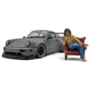S1807517 1/18 RWB Body Kit グレー 中井氏フィギュア付 [ダイキャストミニカー]