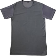 BREEZE/DRY ピンホールメッシュ グレー Mサイズ 半袖丸首 8034-35