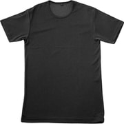 BREEZE/DRY ピンホールメッシュ クロ Mサイズ 半袖丸首 8034-35