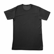 BREEZE/DRY ピンホールメッシュ クロ LLサイズ 半袖丸首 8034-35