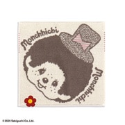 59-0050070 [モンチッチ 25cm×25cm レッド タオルハンカチ]