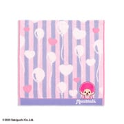 59-0060070 [モンチッチ ふうせんハート 25cm×25cm ピンク タオルハンカチ]