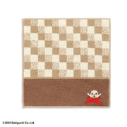 59-0070070 [モンチッチ クラシカル 25cm×25cm ブラウン タオルハンカチ]
