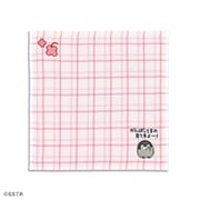 53-0030070 [コウペンちゃん がんばってるの見てるよ 25cm×25cm ピンク タオルハンカチ]