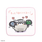 53-0060070 [コウペンちゃん 応援隊 25cm×25cm ピンク タオルハンカチ]