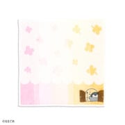 53-0110080 [コウペンちゃん 君を見守る 25cm×25cm ピンク タオルハンカチ]