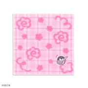 53-0120080 [コウペンちゃん 君にはなまる 25cm×25cm ピンク タオルハンカチ]