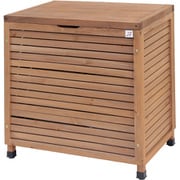 木製ダストボックス ストッカー 保管庫 大容量 屋外 天然木 ライトブラウン TAN-3024-LBR APET