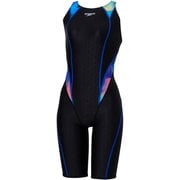 【WA承認モデル】フレックスシグマカイミニオープンバックニースキン レディース 水着 ブルー(BL) Sサイズ SCW12552F