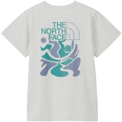 ショートスリーブESクライミングロゴティー レディース カットソー ホワイトミックスグレー（WX） Sサイズ NTW82583