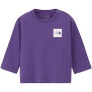ロングスリーブスモールスクエアロゴティー ベビー トップス 長袖 TNFパープル(TP) 80サイズ NTB32357