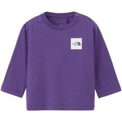 ロングスリーブスモールスクエアロゴティー ベビー トップス 長袖 ＴＮＦパープル（TP） 90サイズ NTB32357