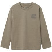ロングスリーブスモールスクエアロゴティー キッズ トップス 長袖 マッシュルーム(MR) 130サイズ NTJ32357