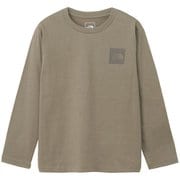 ロングスリーブスモールスクエアロゴティー キッズ トップス 長袖 マッシュルーム(MR) 160サイズ NTJ32357