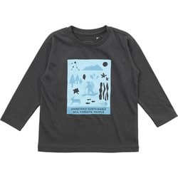 T L/S SHIRETOKO T キッズ トップス 長袖 （AG） 100サイズ NTT82530ST