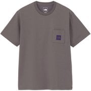 ショートスリーブスクエアロゴポケットティー メンズ カットソー スモークドパール（SP） XLサイズ NT82541