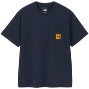 ショートスリーブスクエアロゴポケットティー メンズ カットソー アーバンネイビー(UN) Sサイズ NT82541