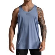 ライトスピードテックシングレット メンズ ランニングウェア シャツ Blue Stone/Black Reflective XSサイズ MR7151A