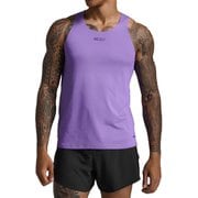 ライトスピードテックシングレット メンズ ランニングウェア シャツ Grape Fizz/Black Reflective Lサイズ MR7151A