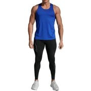ライトスピードテックシングレット メンズ ランニングウェア シャツ Surf/Black Reflective Sサイズ MR7151A